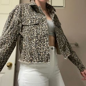NEW W/O Tags Free People Crop Denin Jacket -